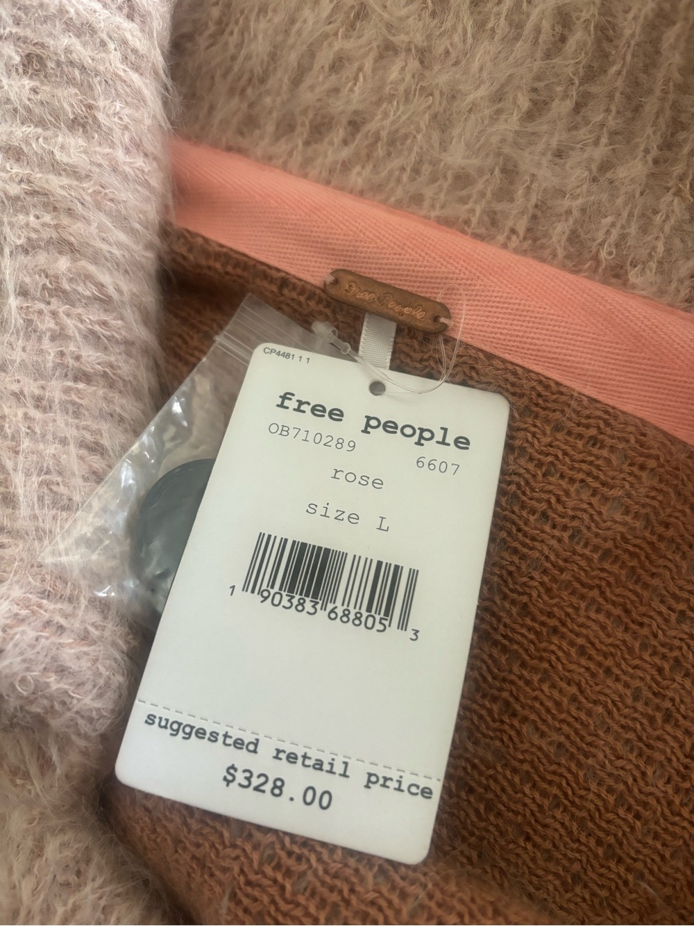 Free People • Double Breasted • Rose Jacket